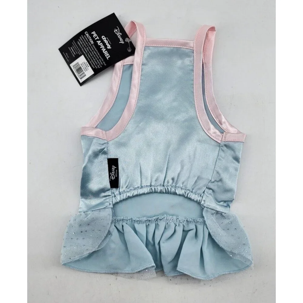 NEW Disney for Chewy Pet Apparel Dog/Cat Cinderella Princess Tulle Dress Size XS